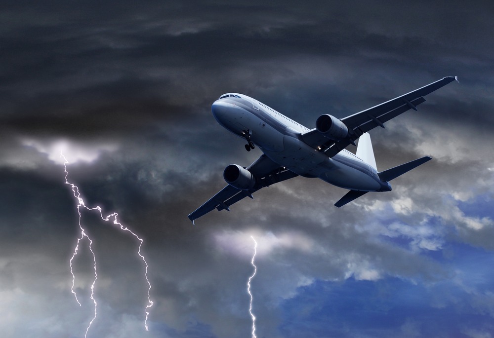 تغيير مسار الطائرة بسبب عاصفة إيشا، صورة تعبيرية| shutterstock