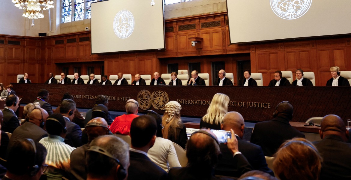 قضاة محكمة العدل الدولية/رويترز