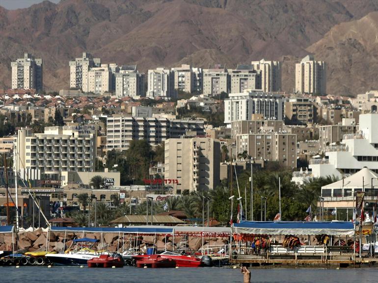Red Sea resort city of Eilat in southern Israel, photo