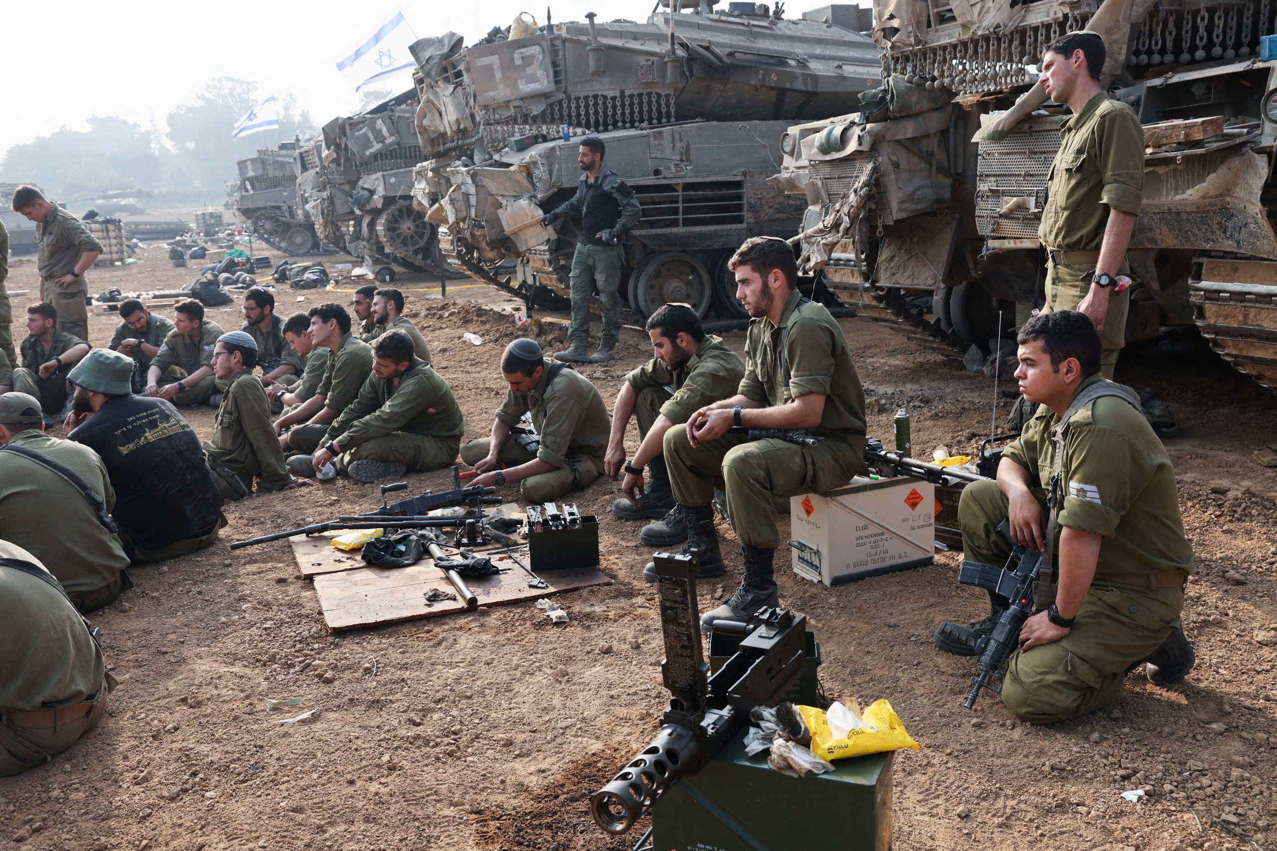 مقاتلون من جيش الاحتلال الإسرائيلي - رويترز