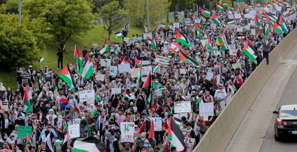 أمريكا فلسطين مسيرات الاحتلال