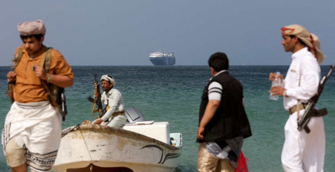 الحوثيون في اليمن لديهم سيطرة على السواحل المطلة على البحر الأحمر في منطقة الحديدة - رويترز