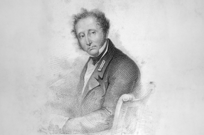circa 1840: Mordecai Manuel Noah (1785-1851), American journalist. As consul to Tunis and special agent to Algiers, 1813-1815, secured release of American prisoners held by Algerian pirates. Founder and editor of New York newspapers, 'Enquirer,' 1826; 'Evening Star,' 1834; 'Union,' 'Noah's Times and Weekly Messenger.' Surveyor of port of New York, 1829-1833. (Photo by Hulton Archive/Getty Images)