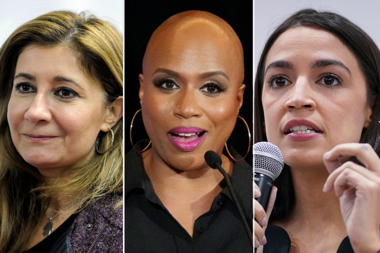 ألكساندريا أوكاسيو Alexandria Ocasio-Cortez Ayanna Pressley (آيانا بريسلي) سارة ليا ويتسون Sarah Leah Whitson