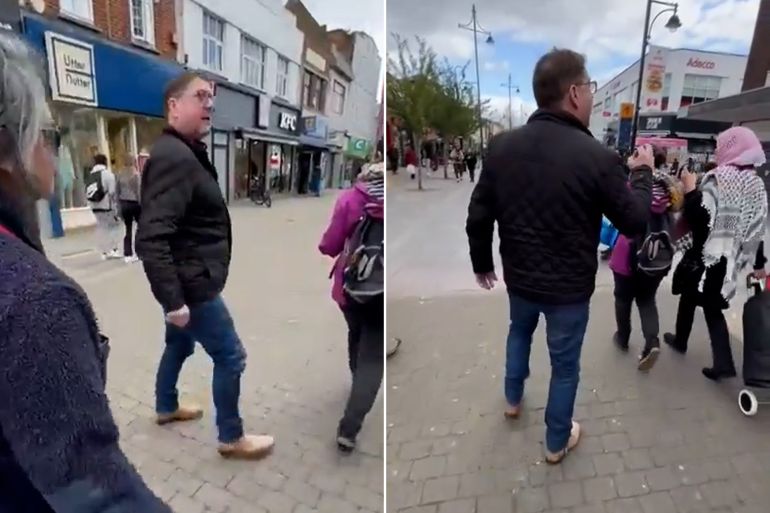 "أنتم سرطان.. ابتعدوا عن إنجلترا".. بريطاني يهاجم سيدات مسلمات في شوارع لندن