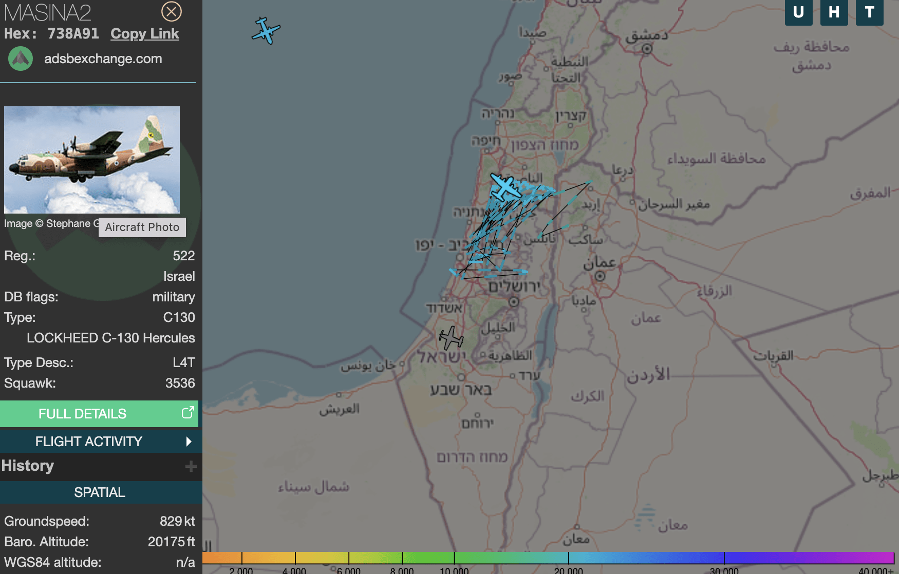 مصادر: الأردن يسمح لإسرائيل بالتصدي لهجوم إيران داخل أجوائه.. بيانات ملاحية عن تحليق طائرات حربية للاحتلال بسماء المملكة