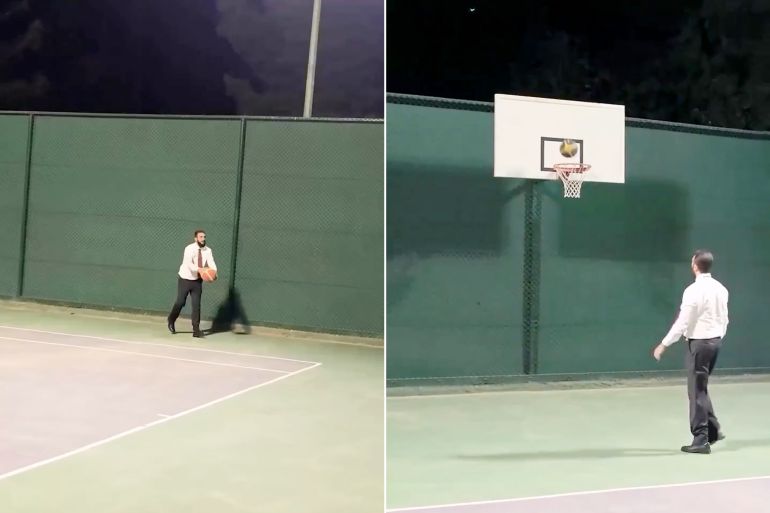 دبلوماسية كرة السلة.. الشرع والشيباني يسددان رميات ثلاثية قبل زيارة باريس upload image