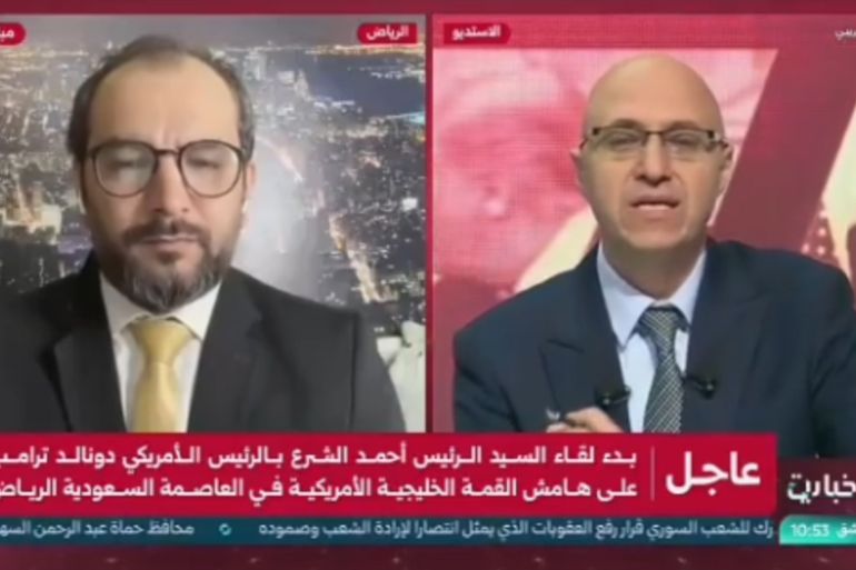 انتقادات حادة للإخبارية السورية بعد ظهور محمد هويدي على شاشتها upload image