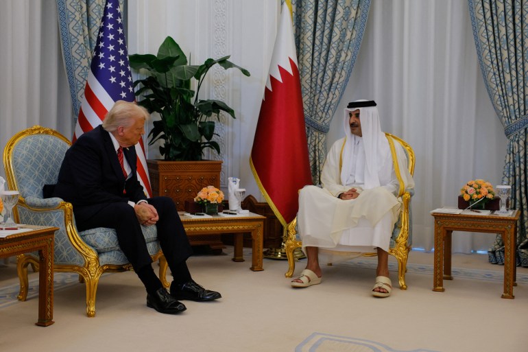 بالصور.. كيف استقبلت الدوحة الرئيس ترامب؟ بالصور.. كيف استقبلت الدوحة الرئيس ترامب؟