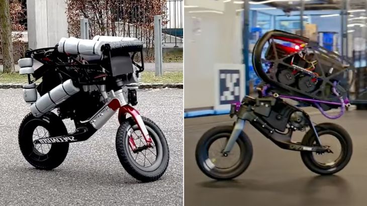 دراجة روبوتية للإنقاذ ومهمات الاستطلاع تؤدي حركات بهلوانية دون أن تسقط upload image