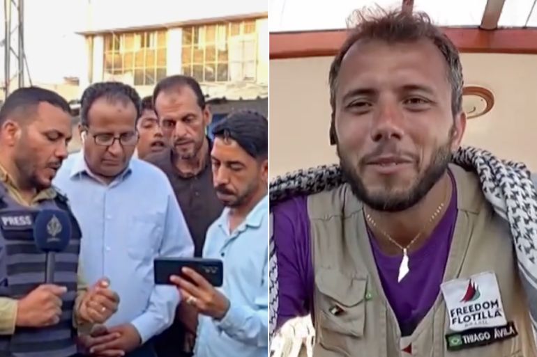 نشطاء سفينة "مادلين" يحاورون فلسطينيين من غزة upload image