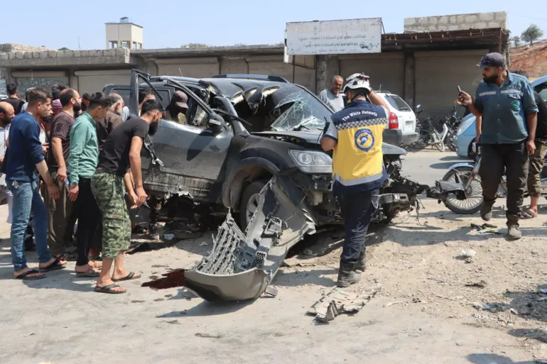 قتيلان في هجوم طيران مسيّر على شمالي سوريا upload image