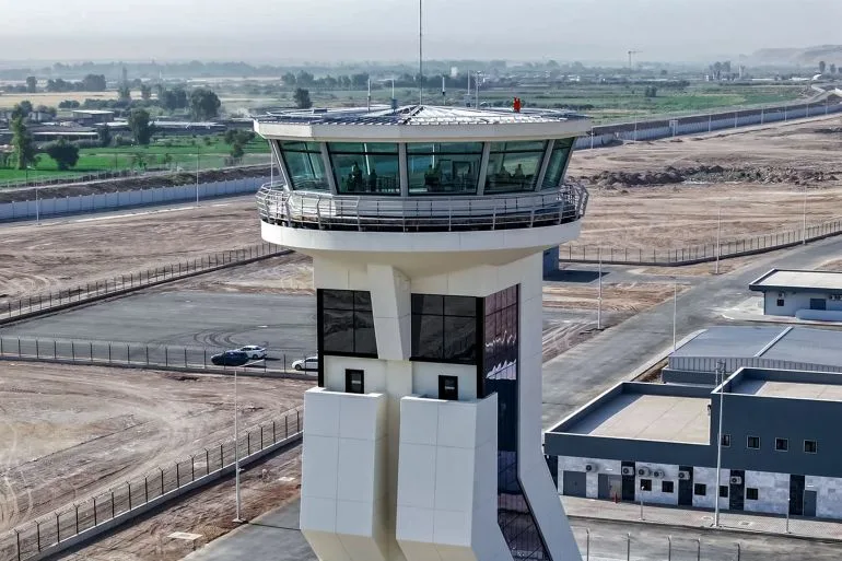 افتتاح مطار الموصل الدولي بعد ثمانية أعوام من دحر تنظيم الدولة مطار الموصل الدولي