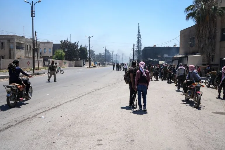 فض الاشتباك بالسويداء