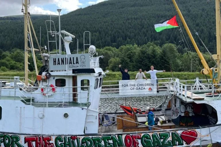 السفينة "حنظلة" تحد جديد لكسر حصار غزة