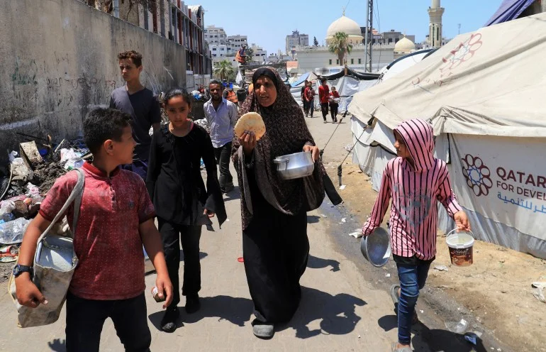 الجوع يفتك بمليون وربع شخص ويهدد 650 ألف طفل بغزة