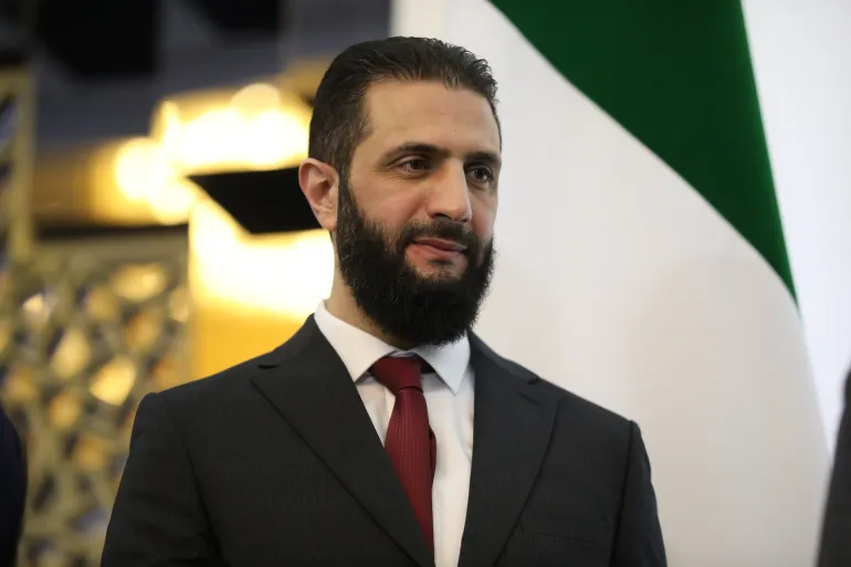 مصدر سوري ينفي اجتماع الشرع بمسؤولين إسرائيليين مصدر سوري ينفي اجتماع الشرع بمسؤولين إسرائيليين