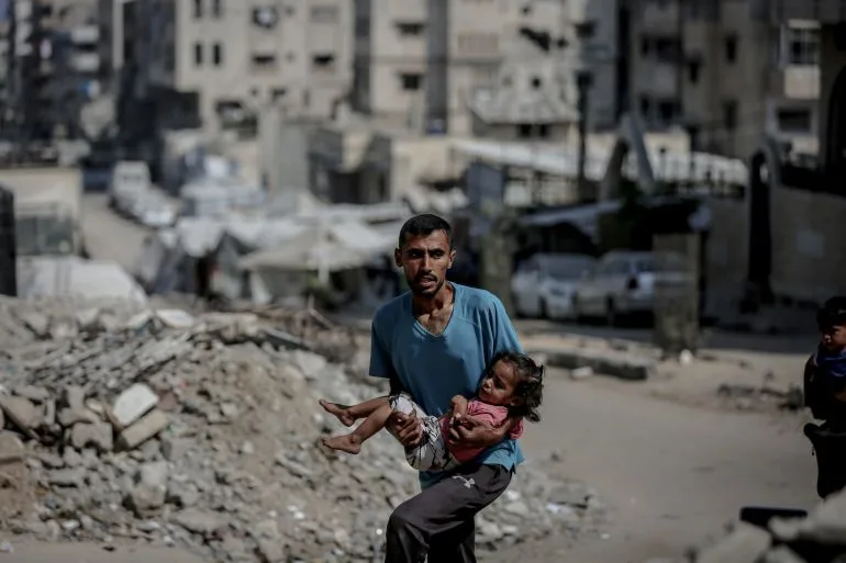 عملية برية بدير البلح