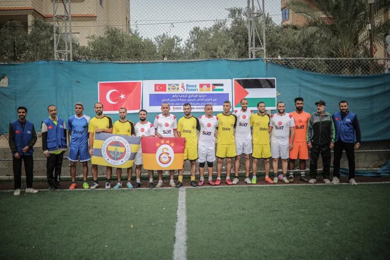 مباراة رمزية بغزة