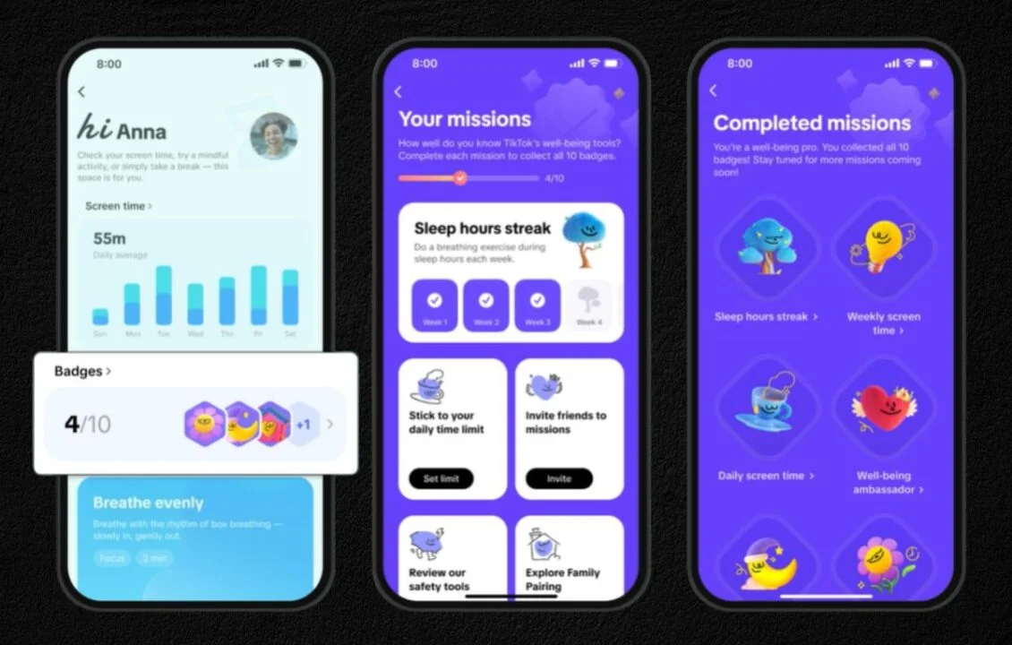 تيك توك تطلق حزمة مزايا جديدة للصحة الرقمية والتحكم في المحتوى