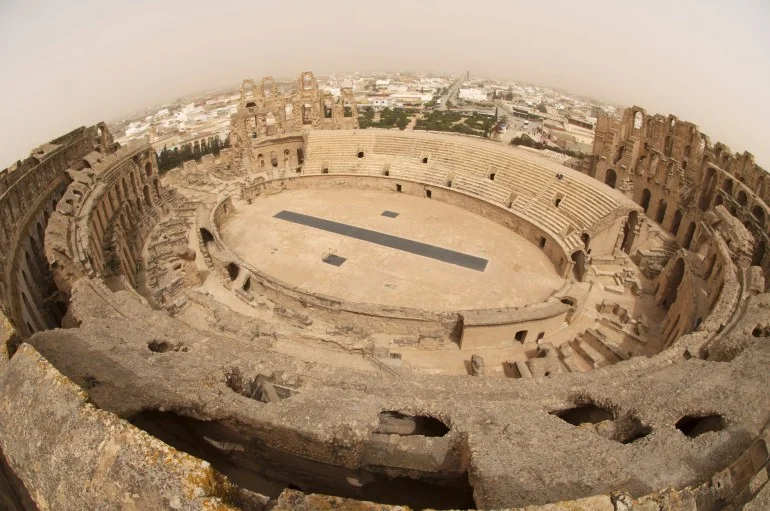 كولوسيوم الجم التونسية.. تحفة معمارية تجسد عبقرية العمارة الرومانية