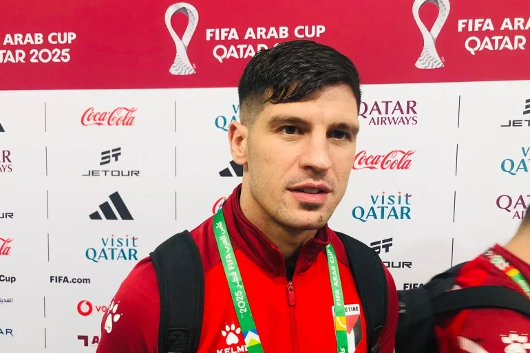 ثامر صيام لاعب منتخب قطر