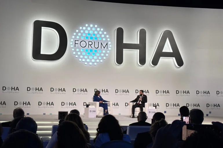 الشرع: سوريا تحولت من مُصدر للأزمات إلى نموذج للاستقرار _الرئيس السوري أحمد الشرع يتحدث في منتدى الدوحة 2025