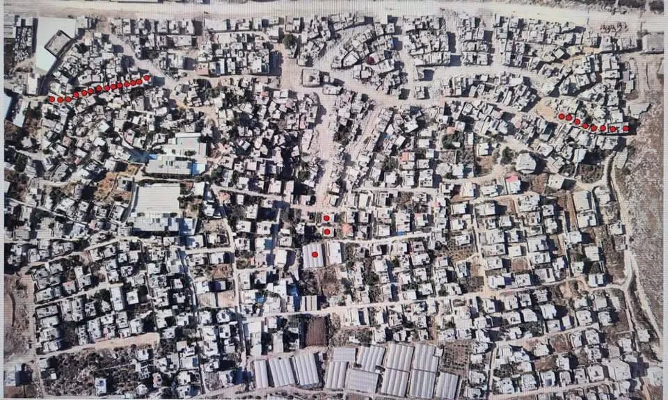 الاحتلال يقرّر هدم بنايات جديدة في مخيم نور شمس ويواصل شقّ طرق تمنع عودة السكان